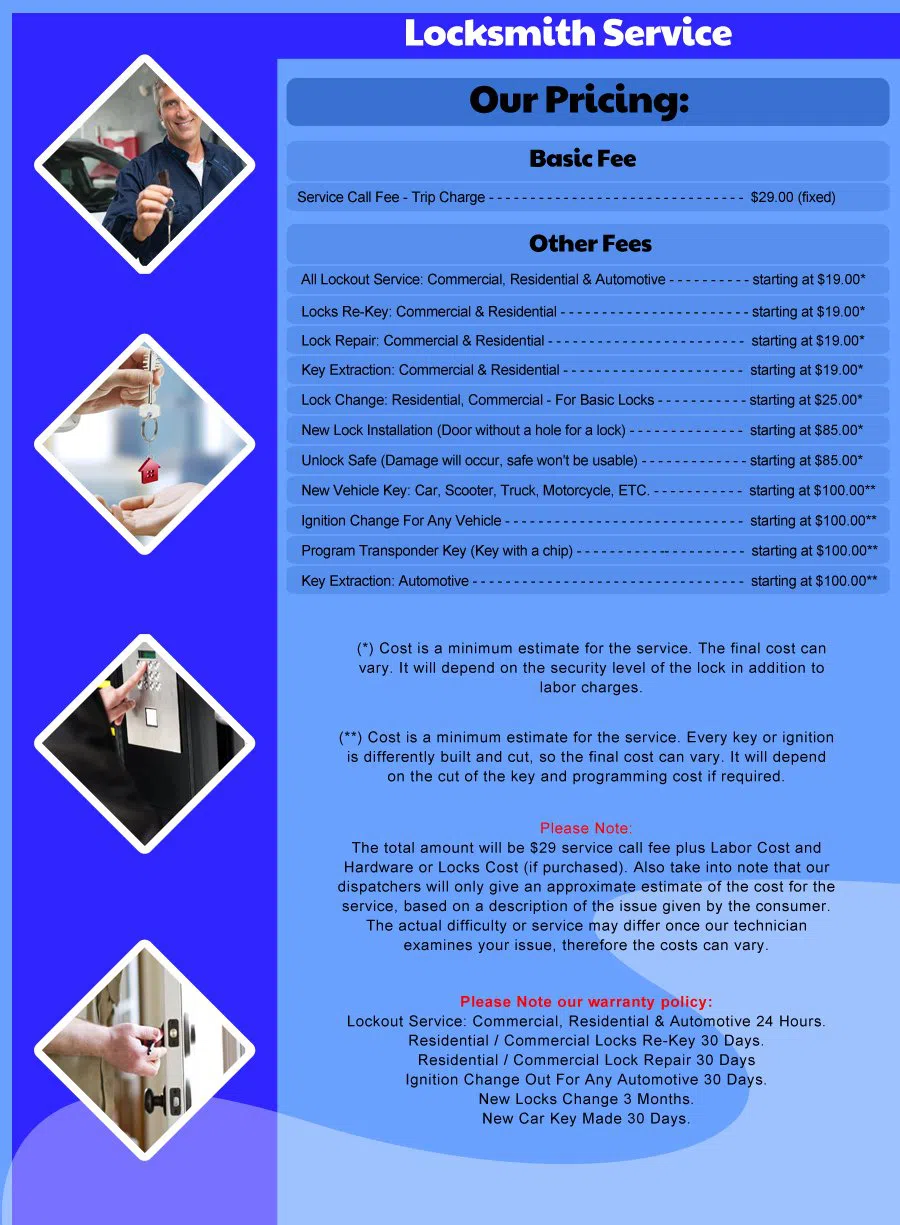 Express Locksmith Store Bellbrook, OH 937-381-8043 - Pricelist-15